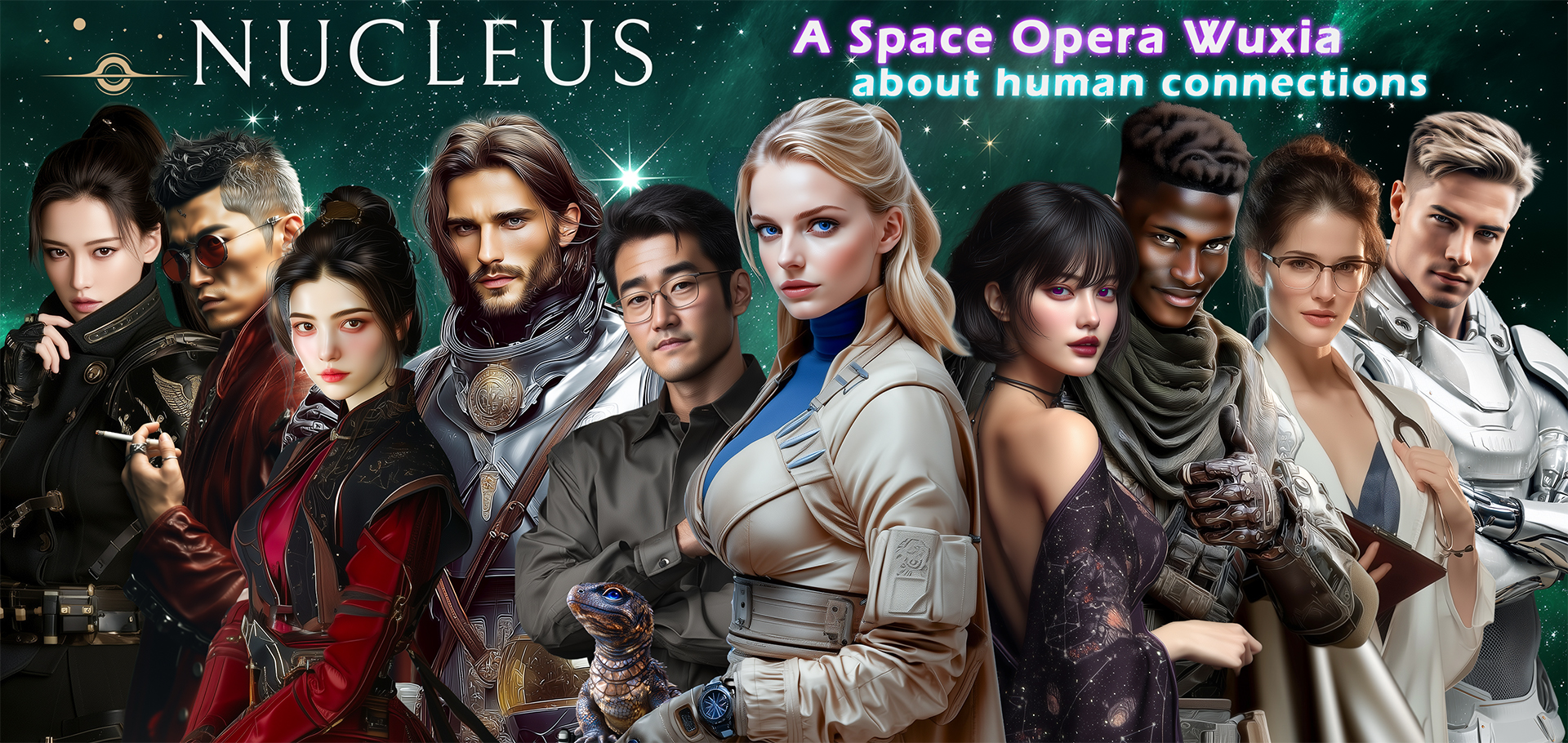 Nucleus - A Space Opera Wuxia about human connections