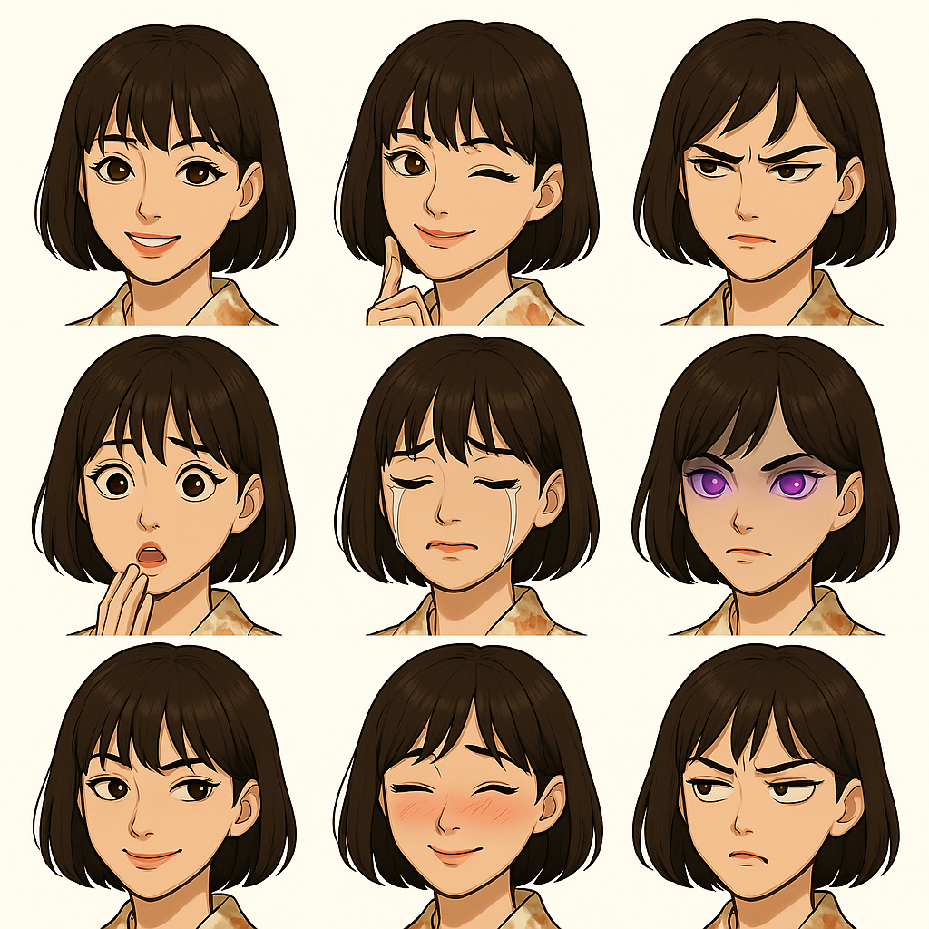 Fuuka Emojis Set 1