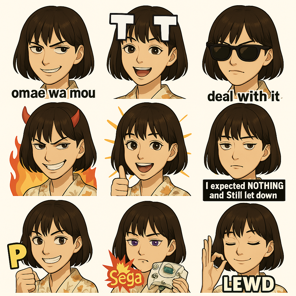 Fuuka Emojis Set 2