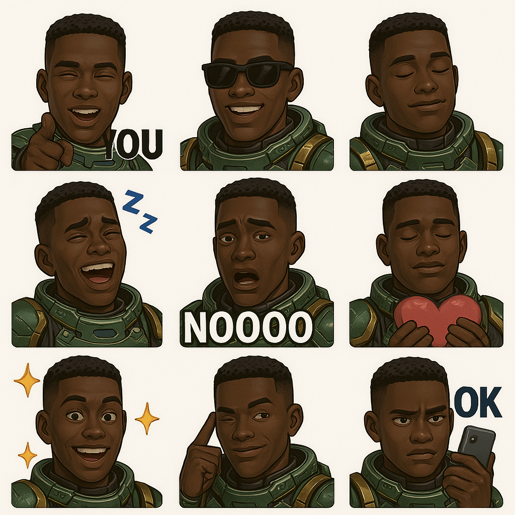 Jabari Emojis Set 2