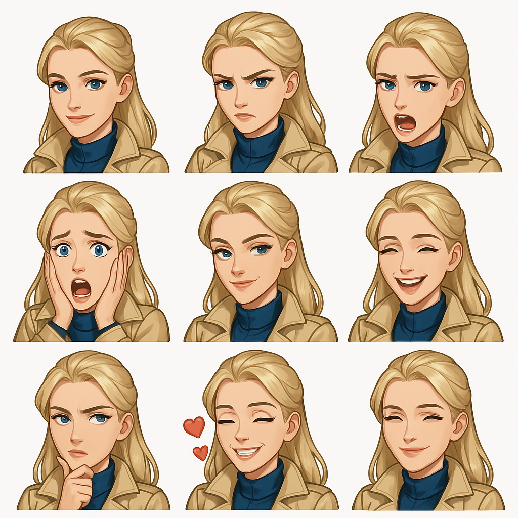 Lorna Emojis Set 1