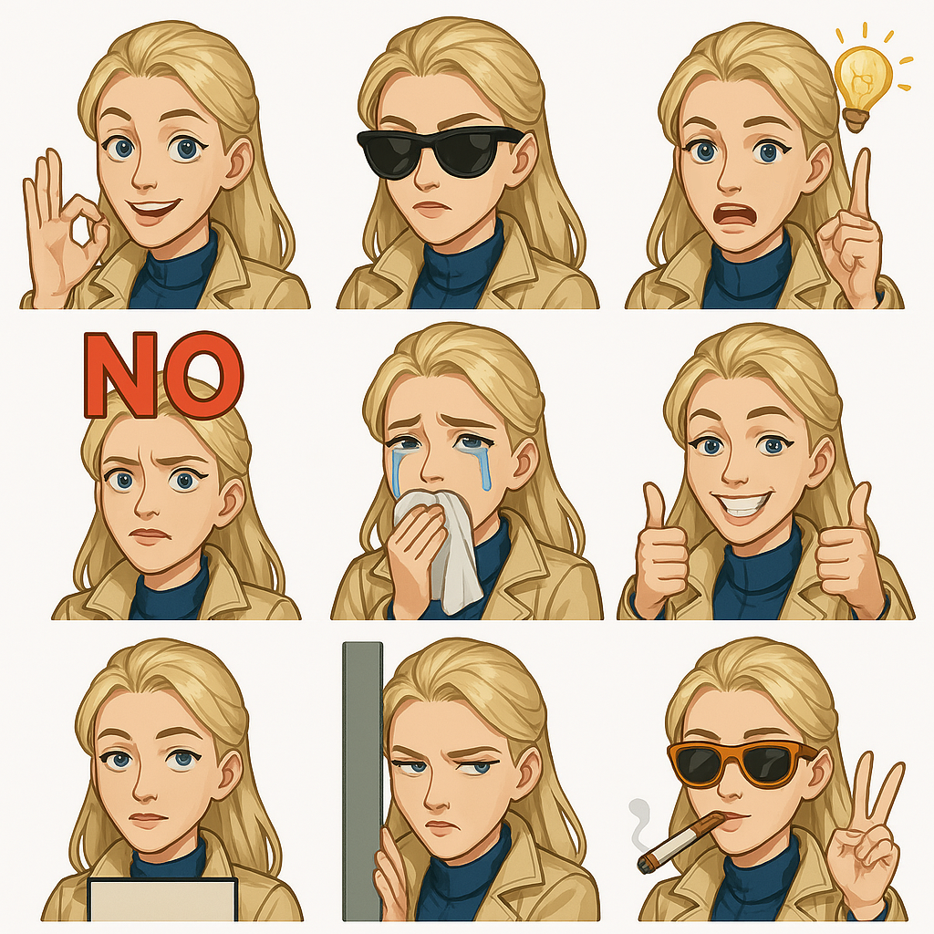 Lorna Emojis Set 2