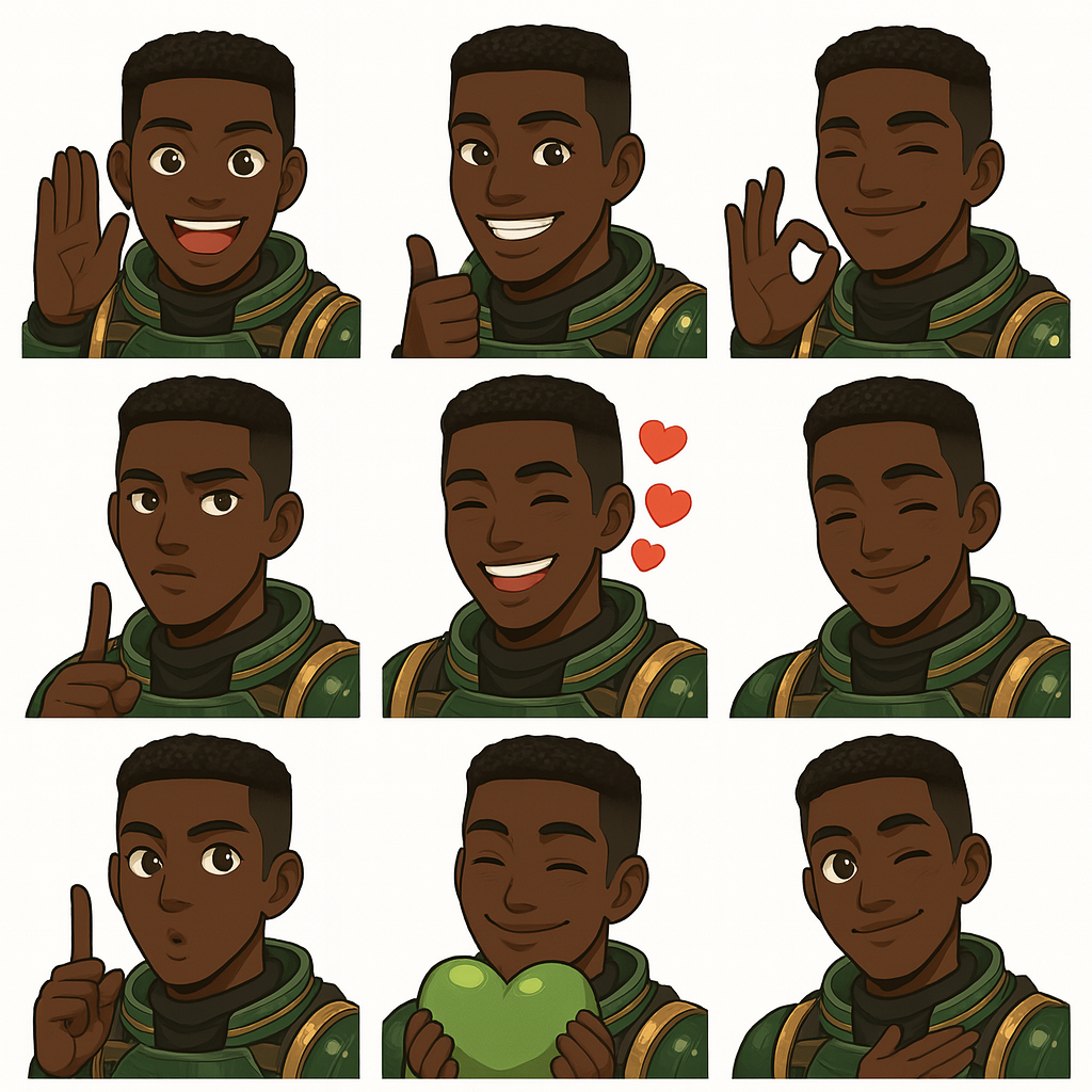 Jabari New Emojis Set 1