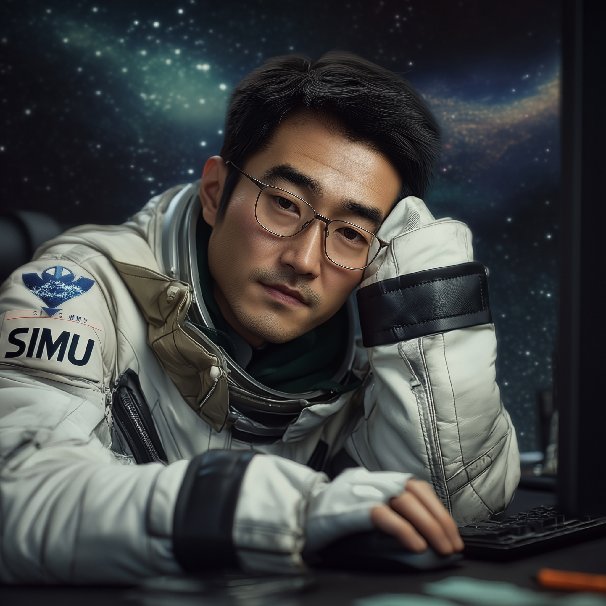 Xin in SIMU uniform