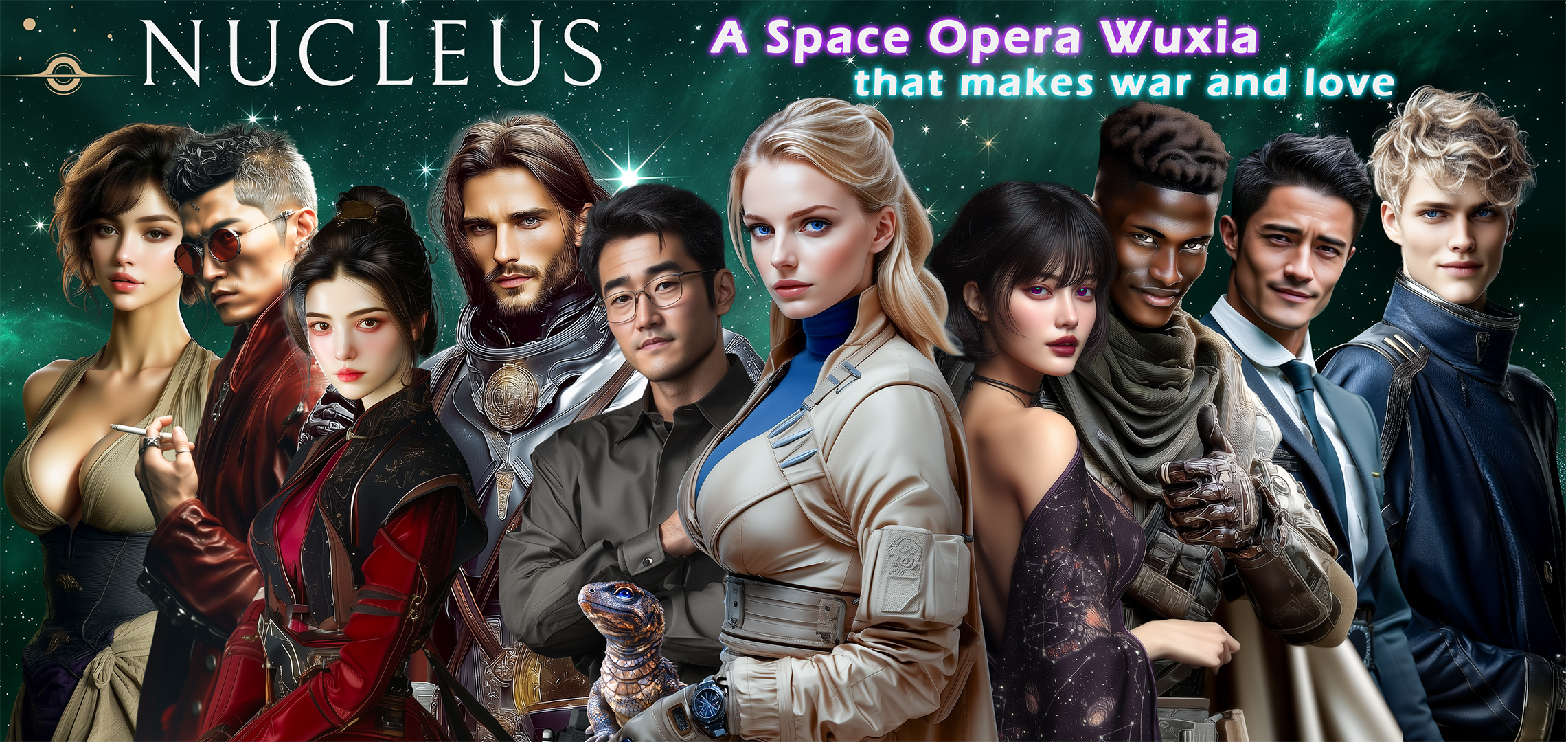 Nucleus - A Space Opera Wuxia about human connections